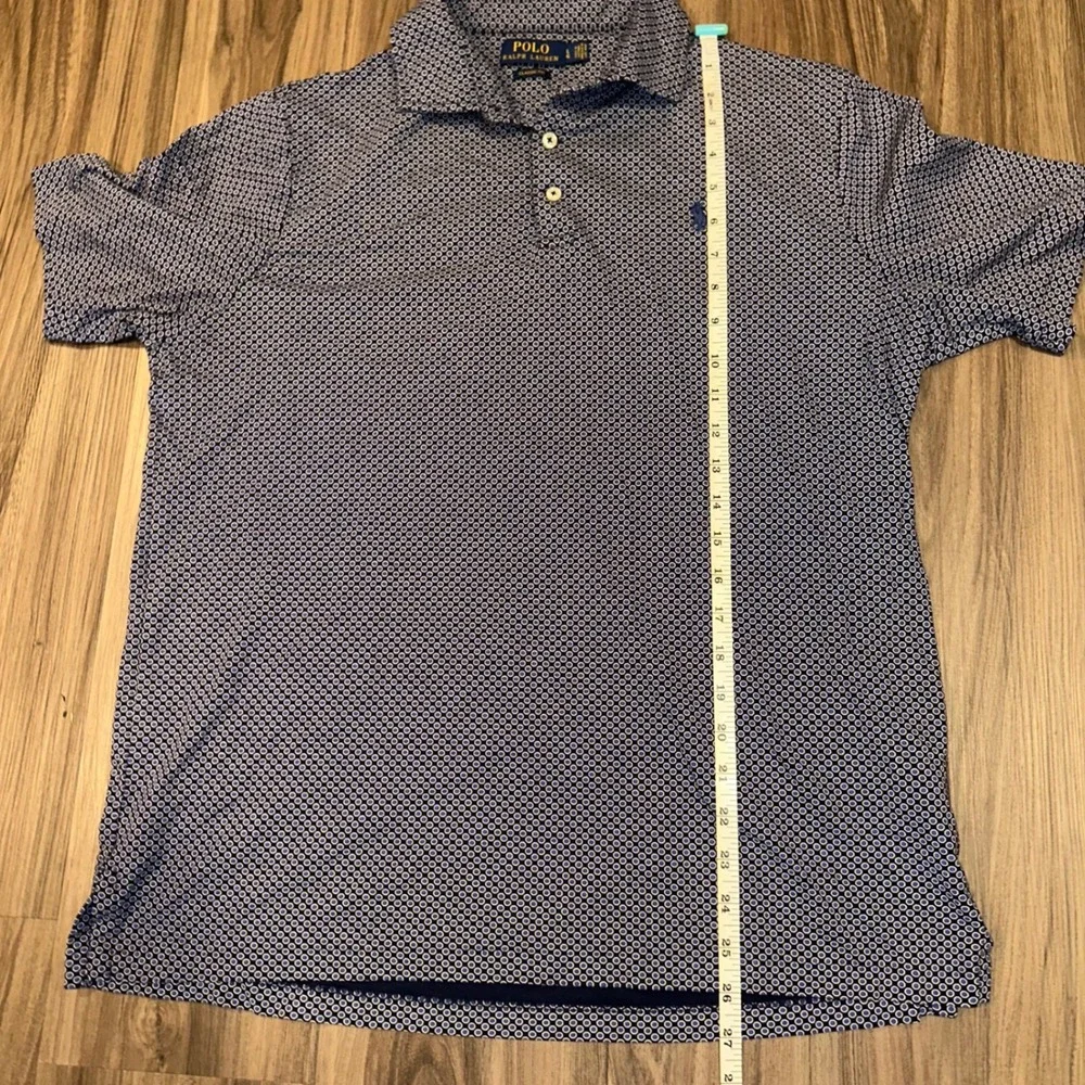 Polo Ralph Lauren Performance Polo Classic‎ Fit Dotted Print Short Sleeve Large
